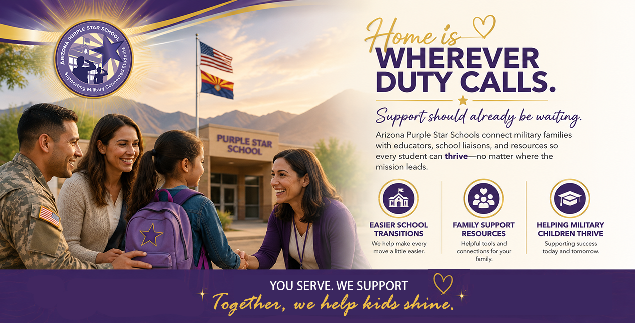Military Family at a Purple Star School