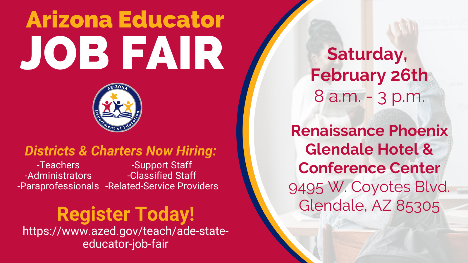 Educator Job Fair Job Seeker Registration