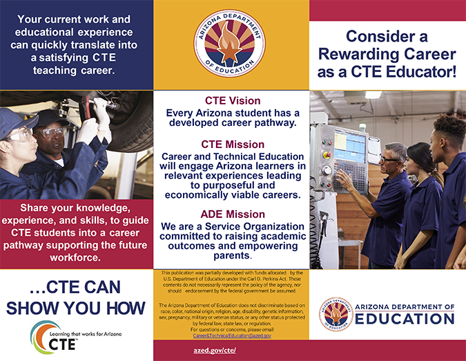 CTE Teacher Brochure