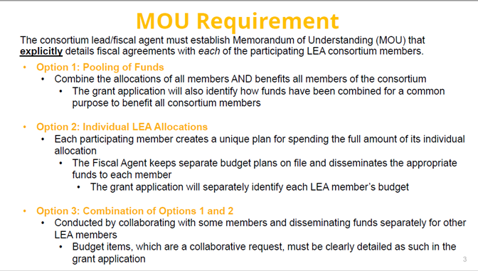 mou options