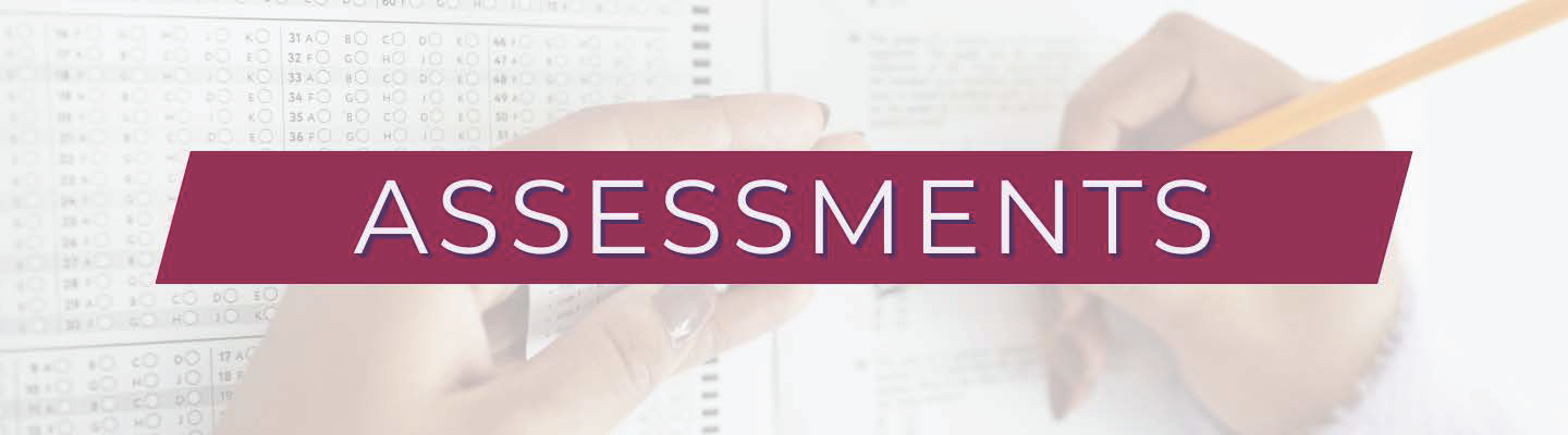 Welcome to Assessments banner