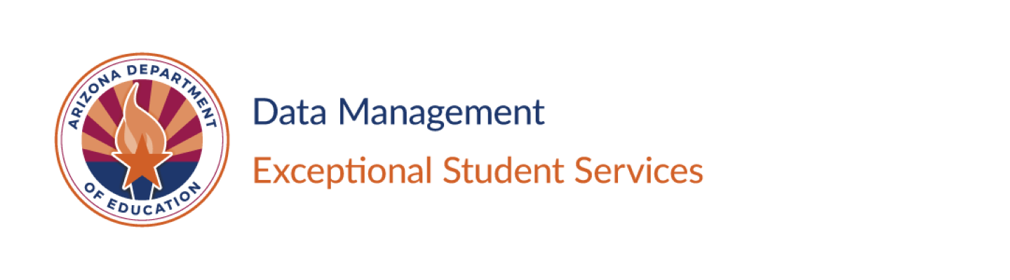 ADE Logo, Exceptional Student Services, Data Management