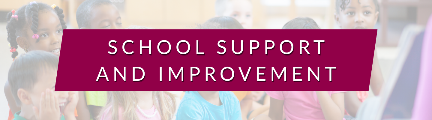 Welcome to School Support and Improvement