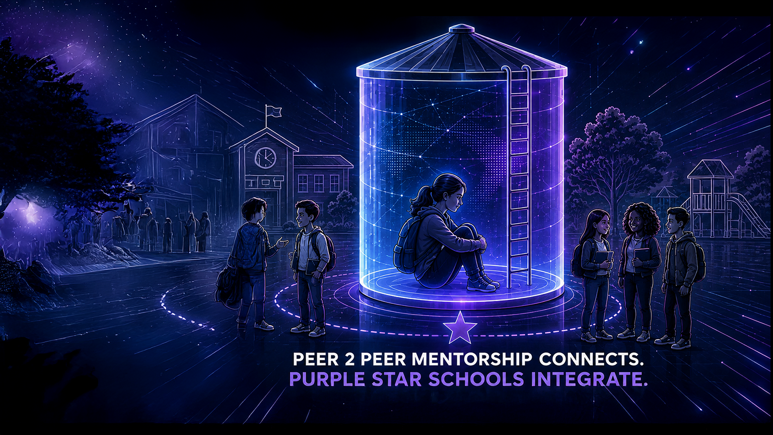 Image of Siloed Student being Connected 