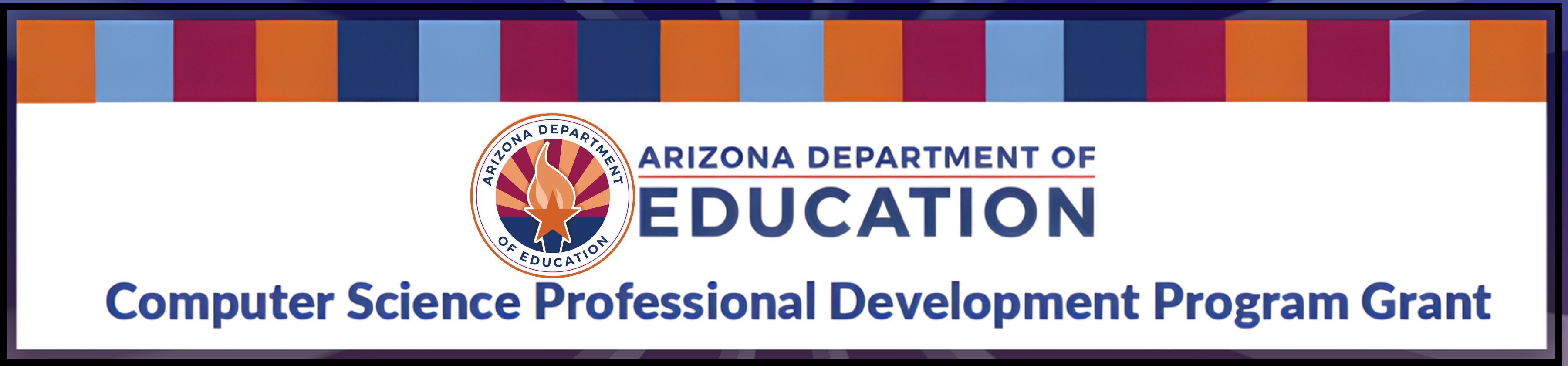 Computer Science Banner for the Computer Science Professional Development Grant