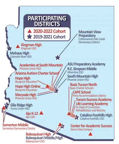 2022 Project EASEL Map of Cohorts