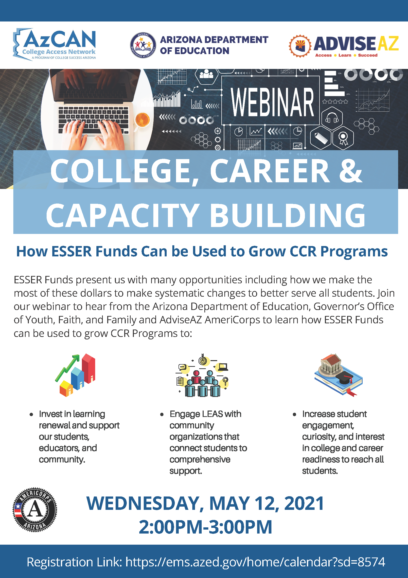 AZCAN Flyer college career flyer 2021 april