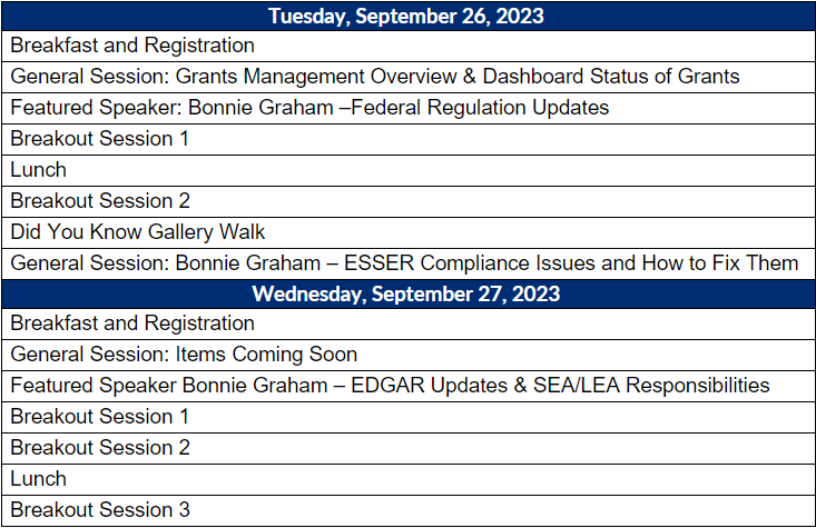 Forum Agenda