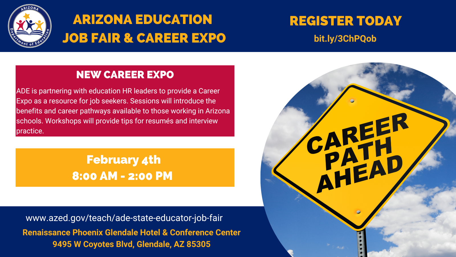 2023 Job Fair Career Expo Registration February 4 Flyer 