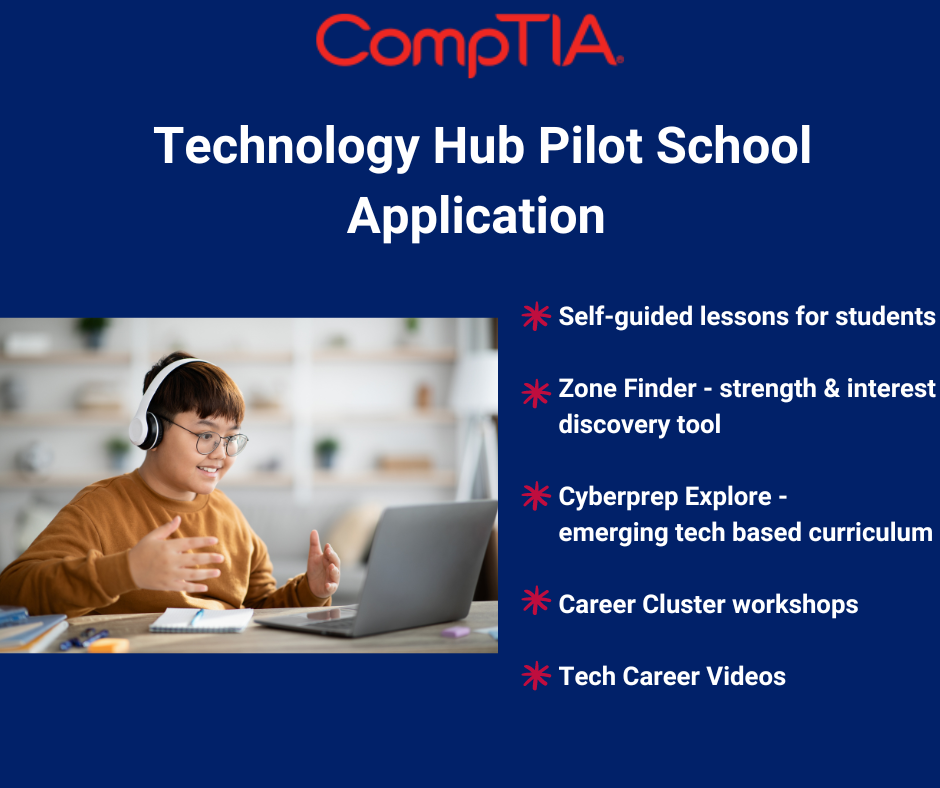  CompTIA Technology Hub Pilot School Application 