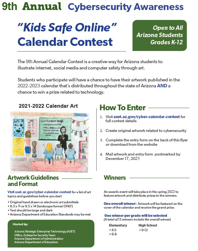 Cybersecurity Awareness Calendar Contest