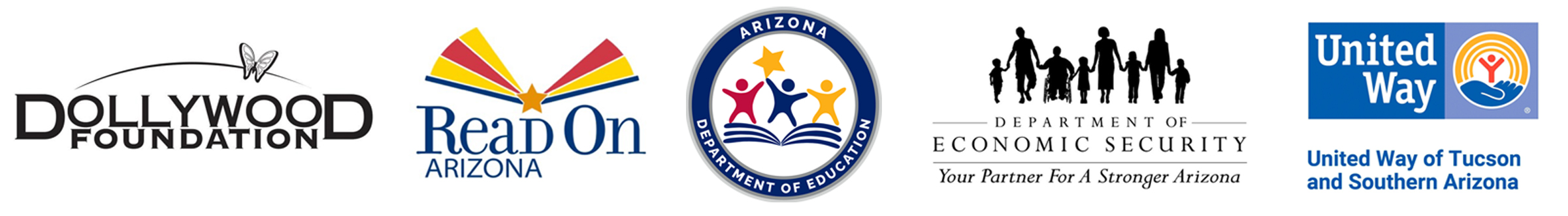 ADE Read On DES United Way of Tucson and Southern Arizona logos