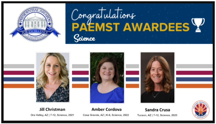 2021-2023 Science Presidential Awards Recipients