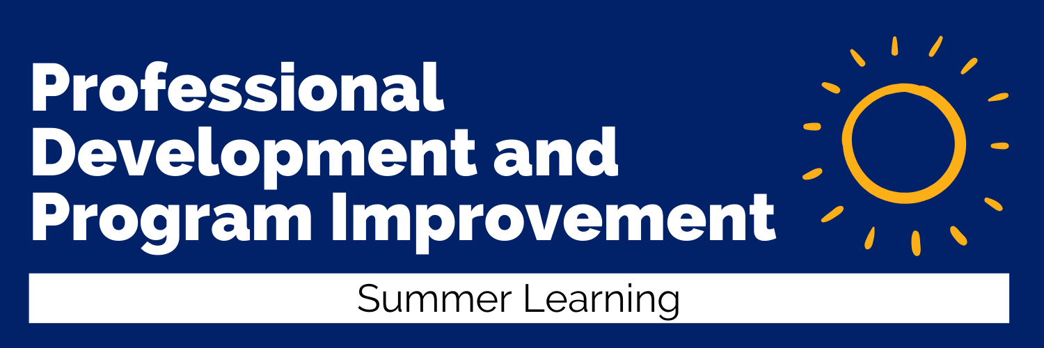 Professional Development and Program Improvement