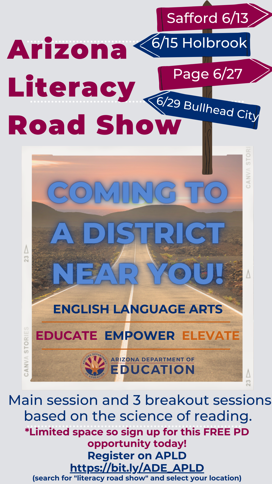 Road trip flyer
