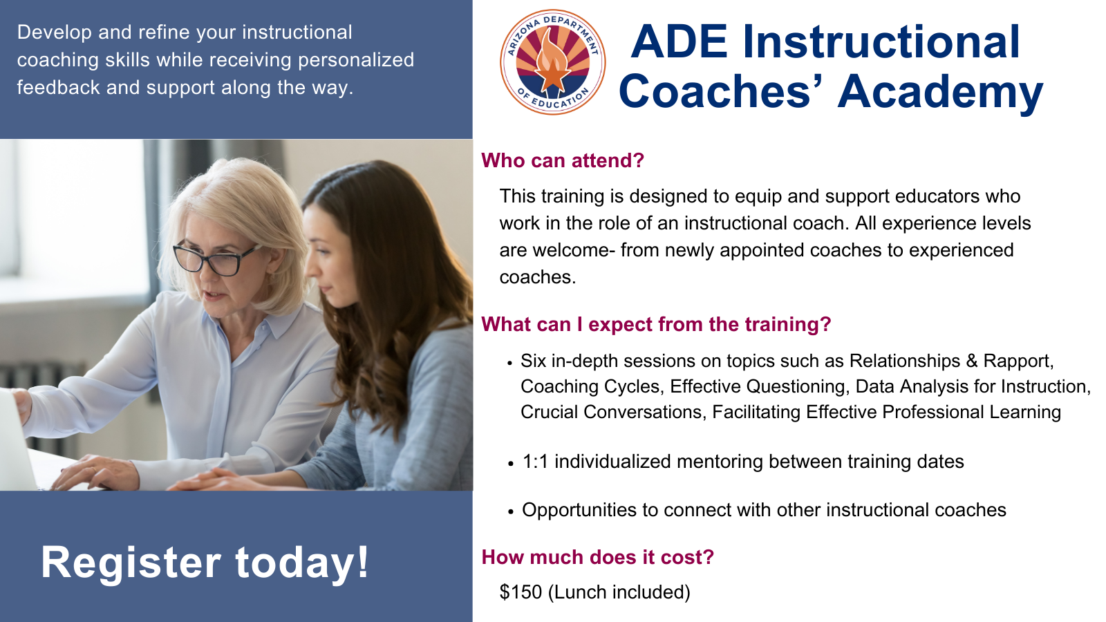 ADE Instructional Coaches' Academy