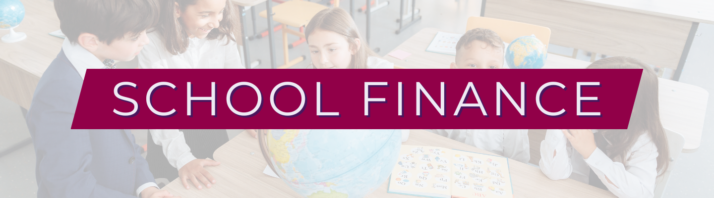 School Finance Banner Image