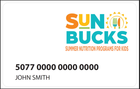 SUN Bucks Card Image