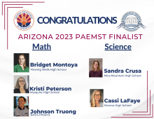 2023 PAEMST Finalist Announcement Pictures
