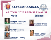 PAEMST Finalist Announcement 2023 with Pictures